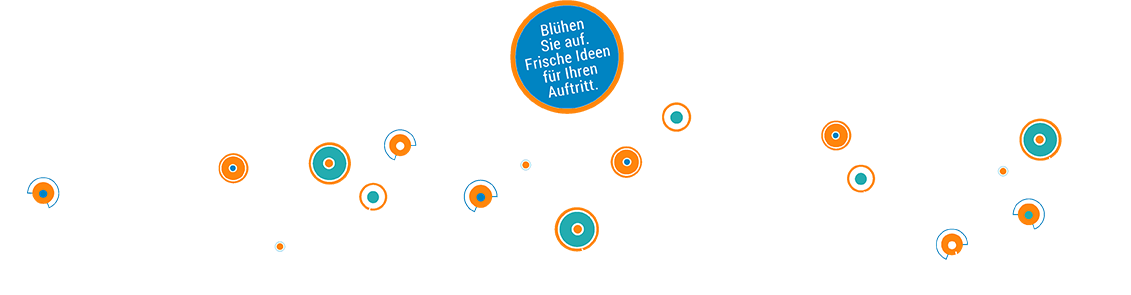 Blühen Sie auf, frische Ideen für Ihren Auftritt